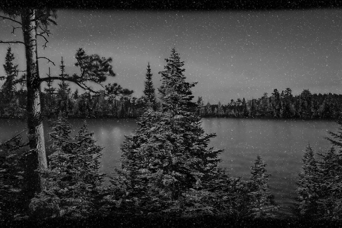 Diamond Etched Landscape