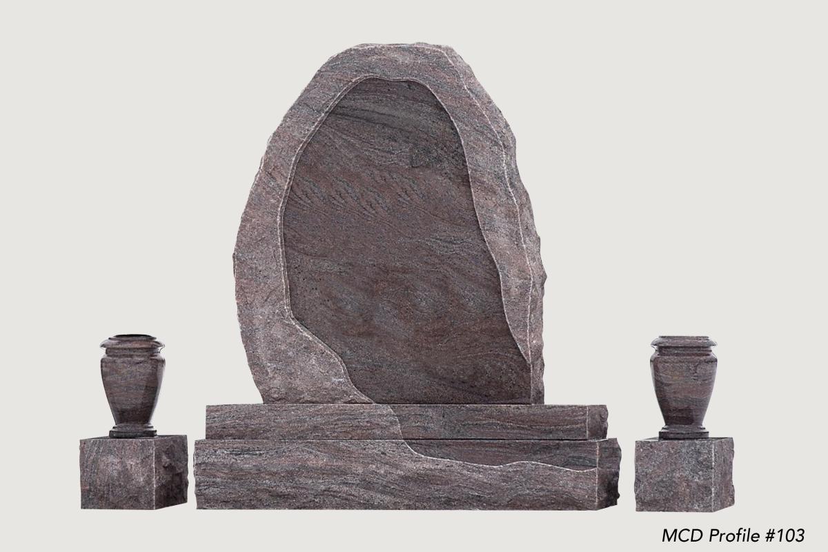 Custom Design Granite Monument