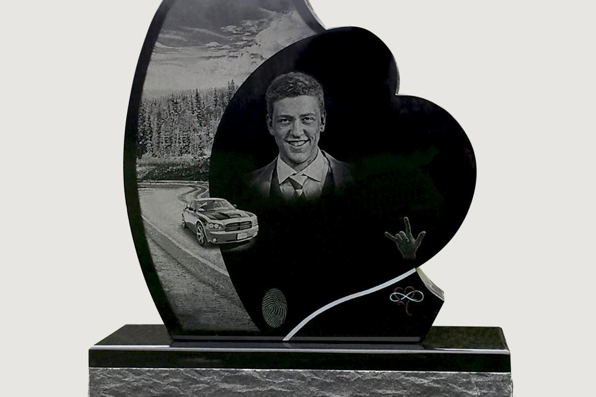 Custom Design Granite Monument