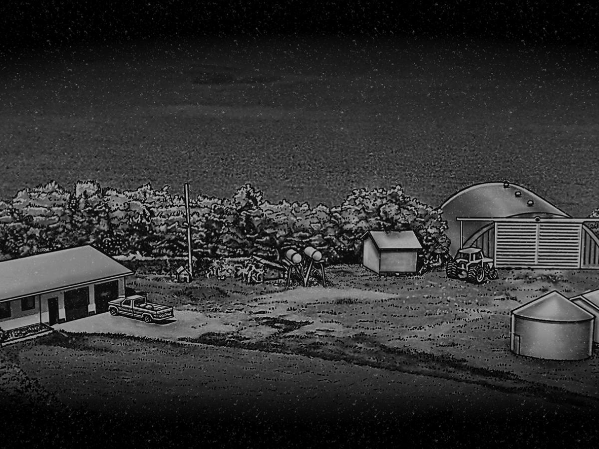 Diamond Etched Landscape