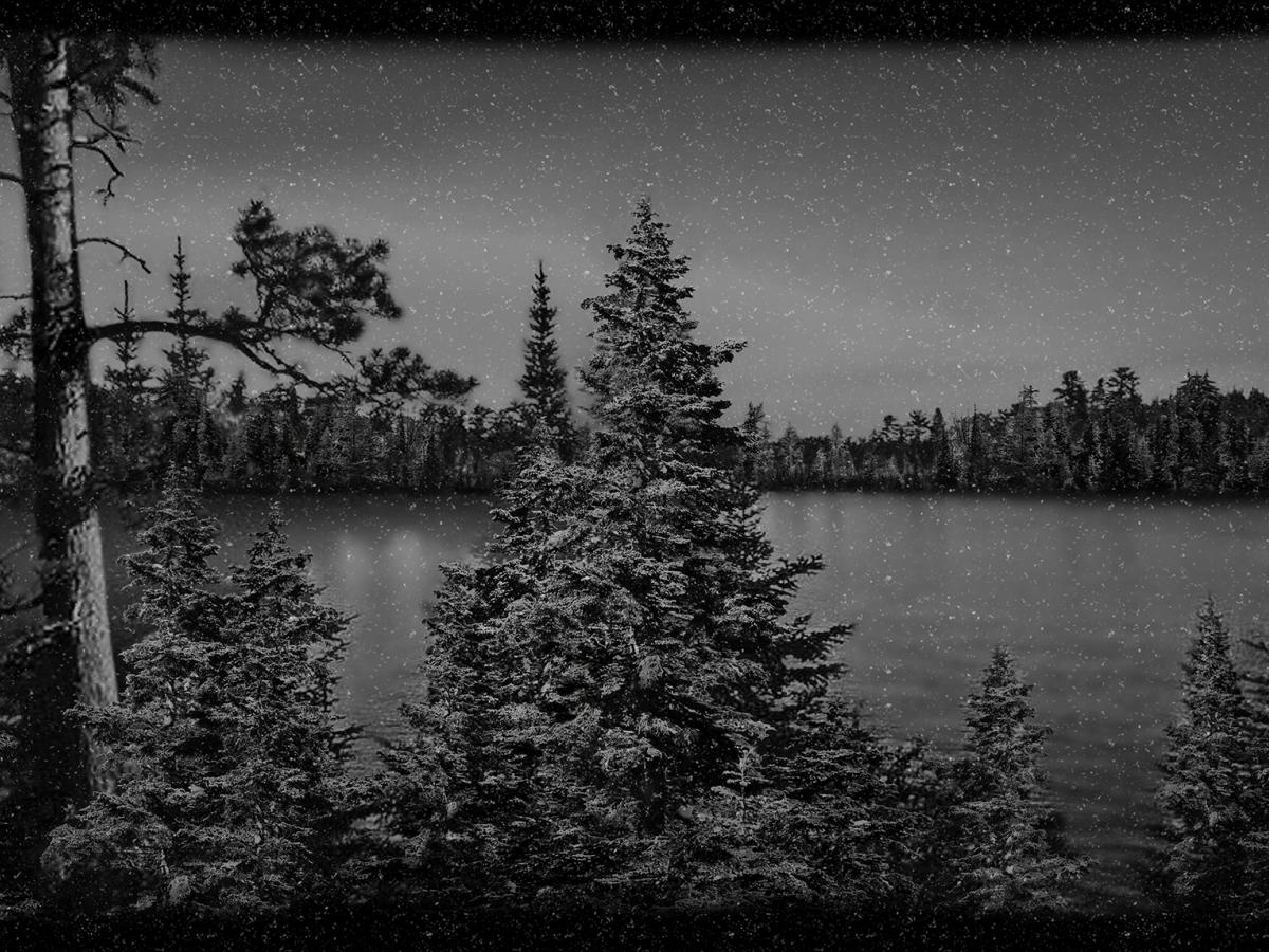 Diamond Etched Landscape