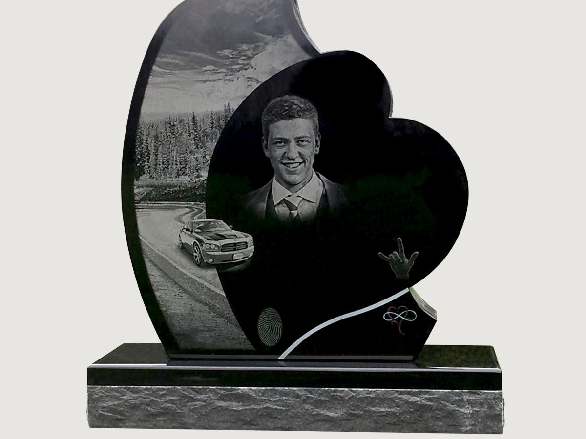 Custom Design Granite Monument